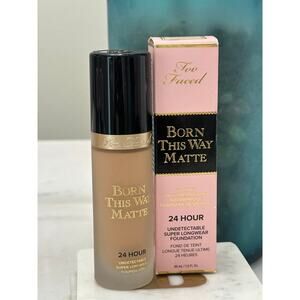 Too Faced NIB Born This Way Matte Longwear Liquid Foundation 1.0 fl oz Seashell